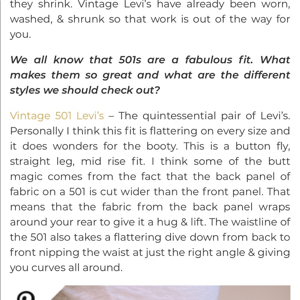 VINTAGE LEVIS - Picture 8 of 10